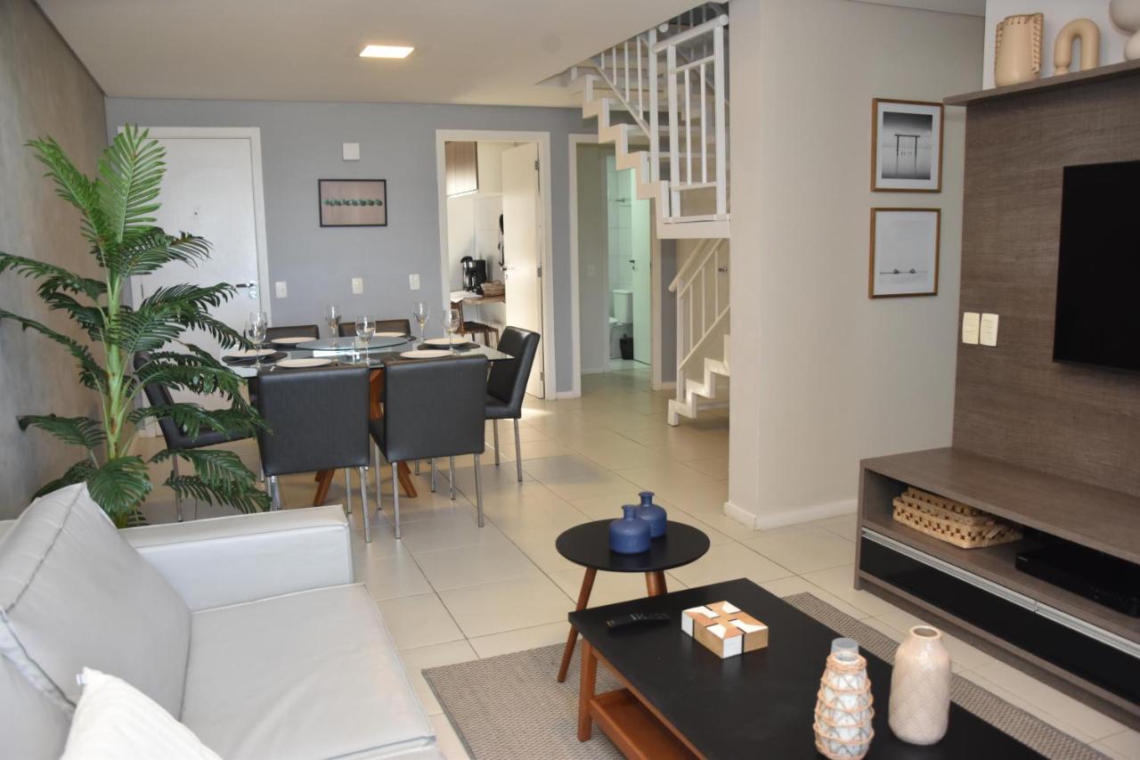 阿奎拉兹Terramaris Duplex Luxo - Frente Mar公寓 外观 照片